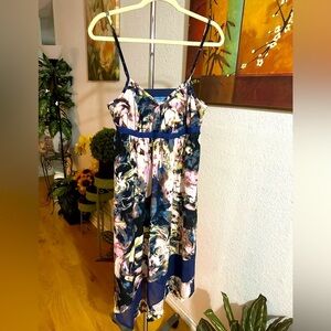 Simply Vera Wang Asymmetrical spaghetti dress petite size M